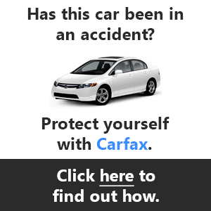 Has this car been in an accident?  Protect yourself with Carfax.  Click here to find out how.